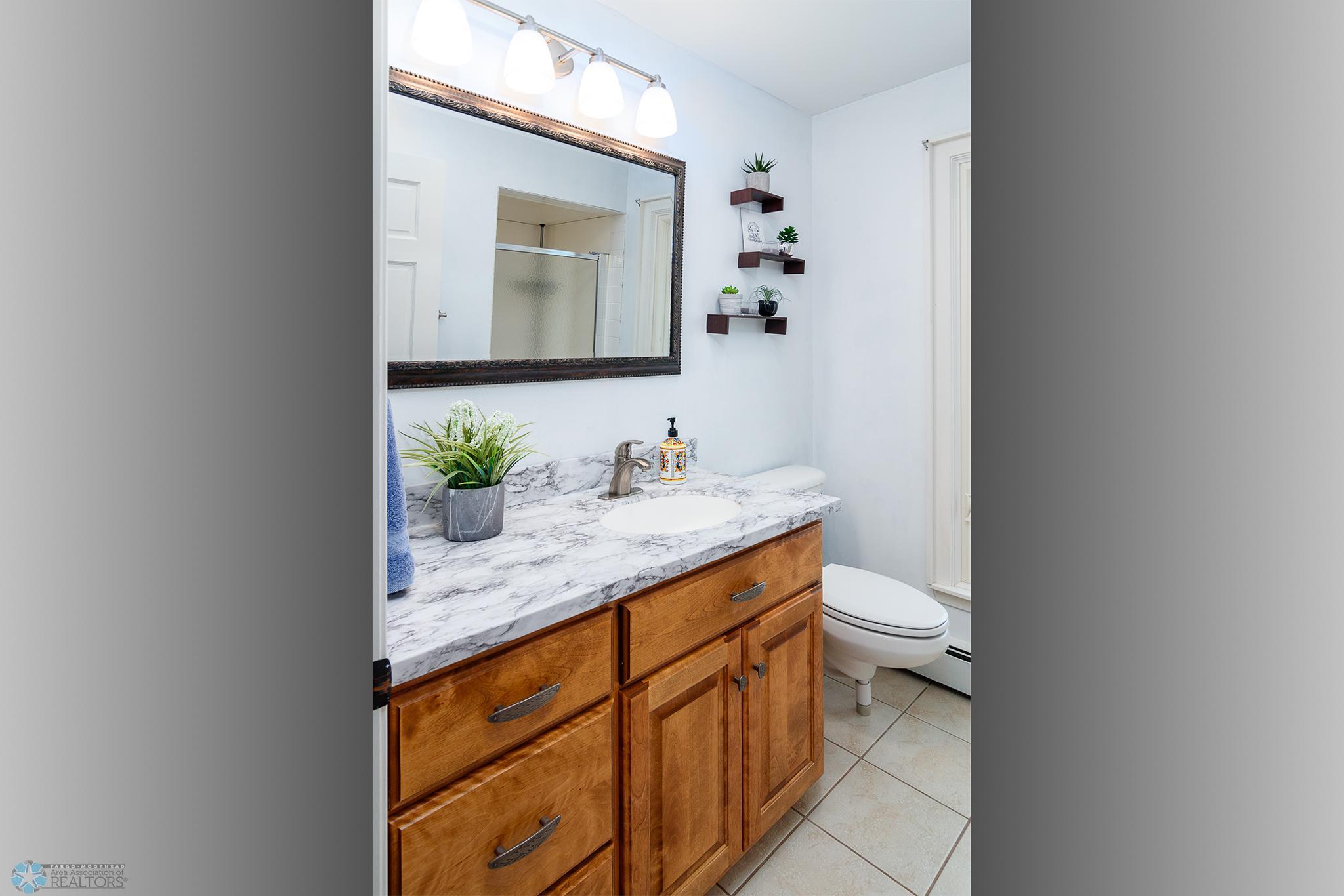 Upper level bathroom
