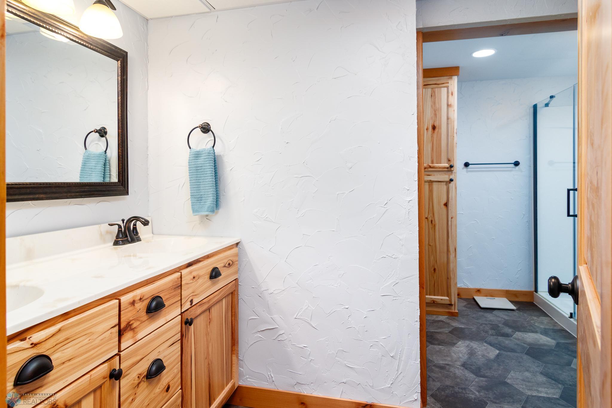 Basement bathroom