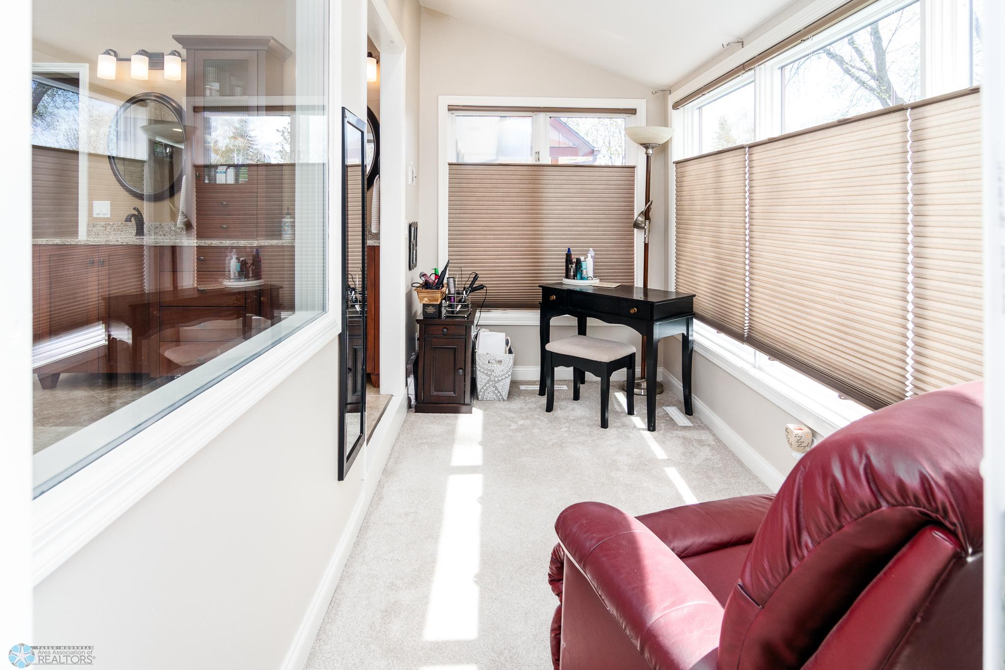 Master bedroom sunroom