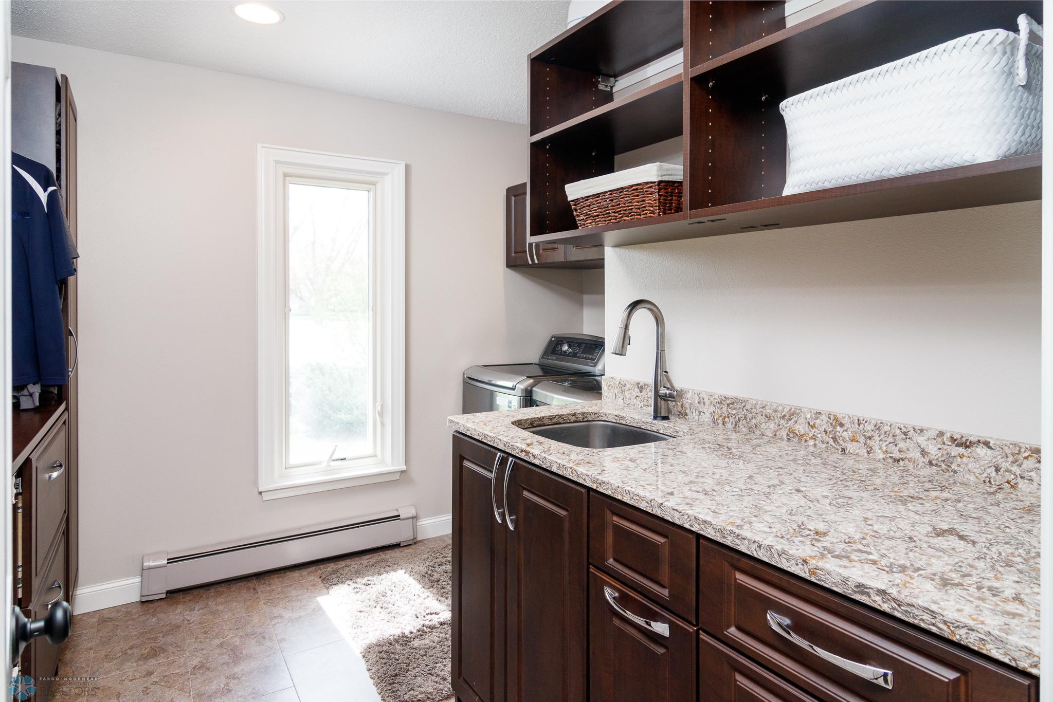 Main level laundry room