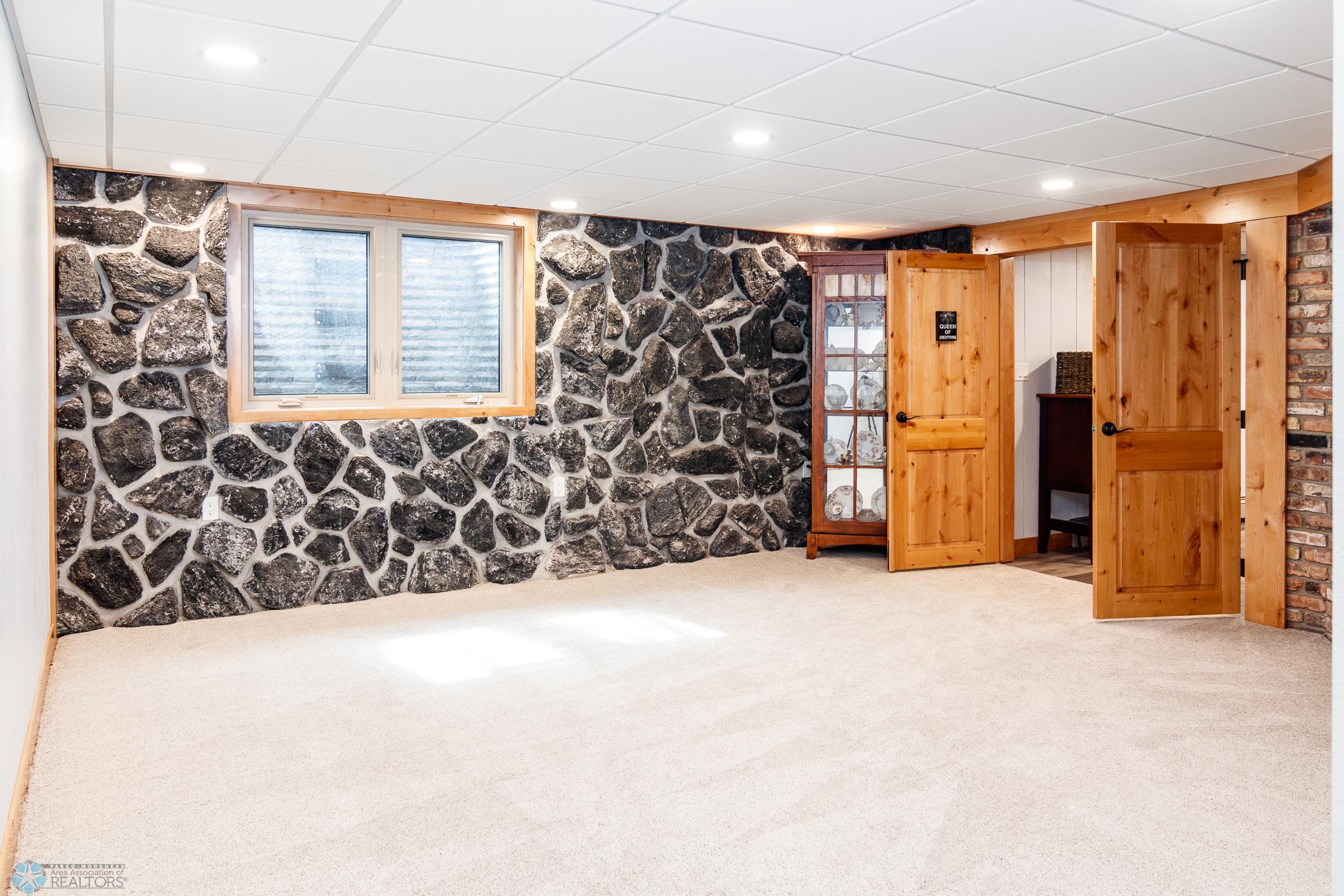 Basement bedroom