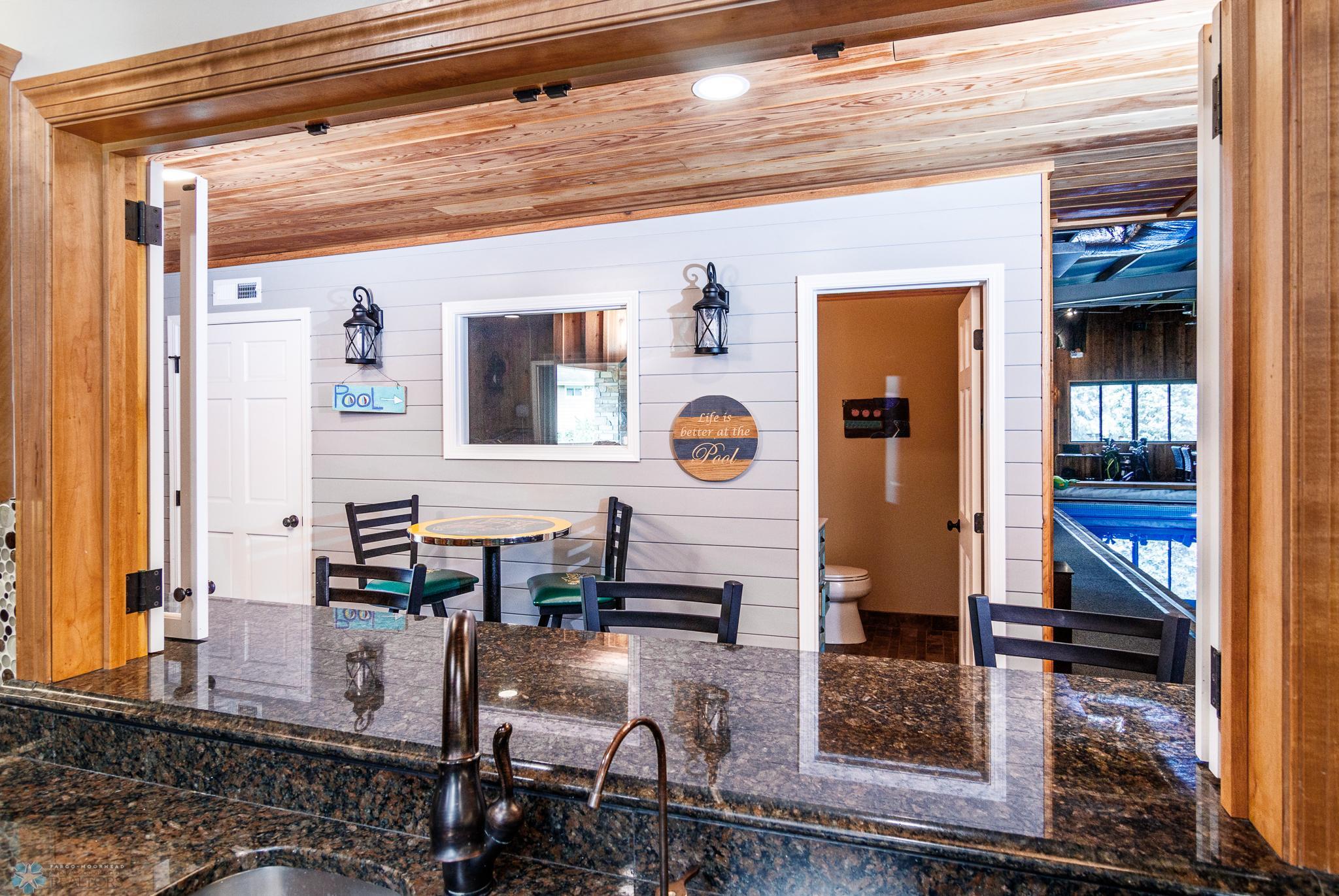 Indoor pool area