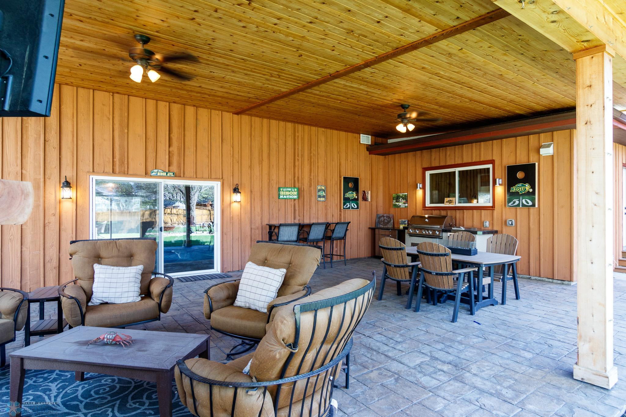 Covered patio