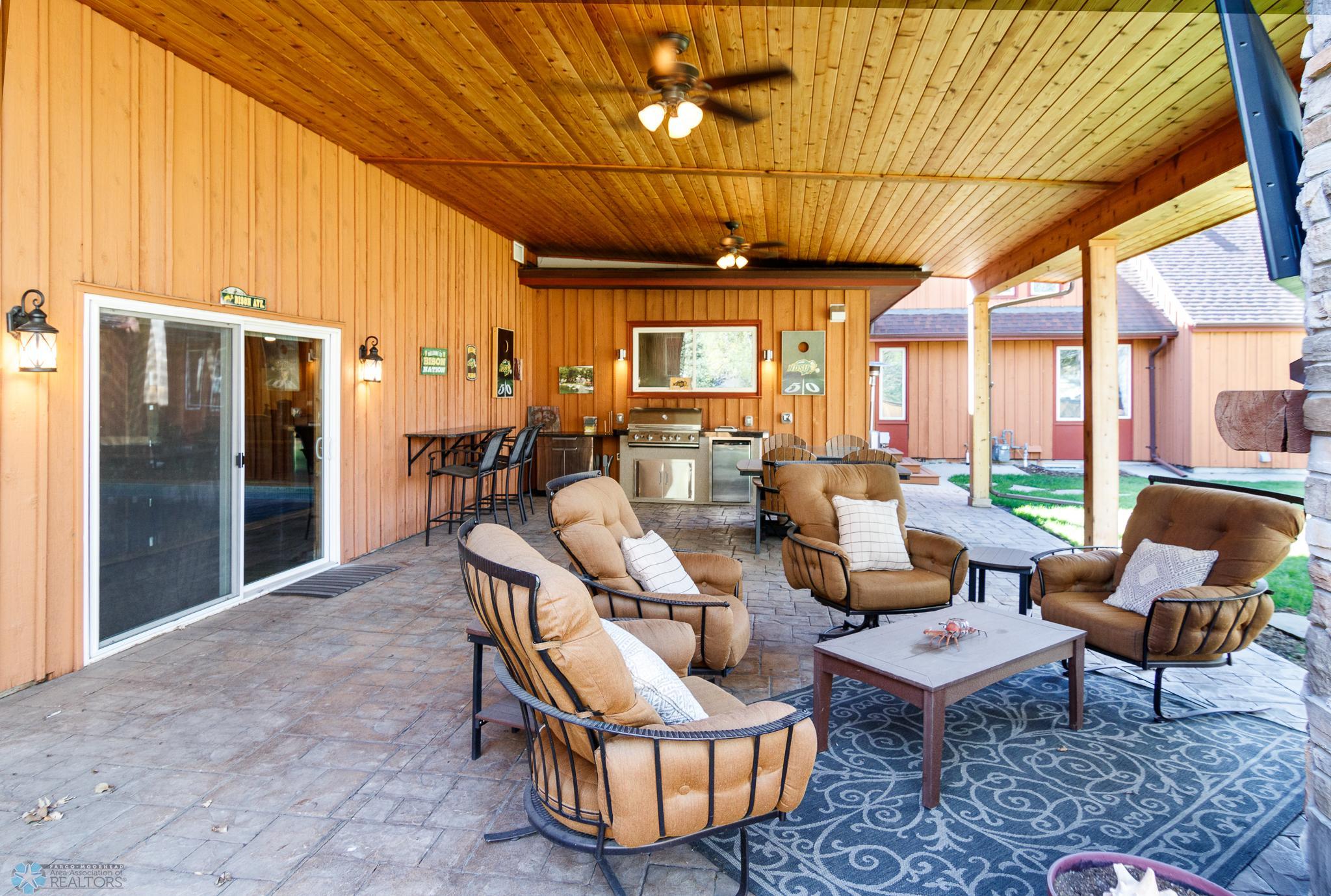 Covered patio