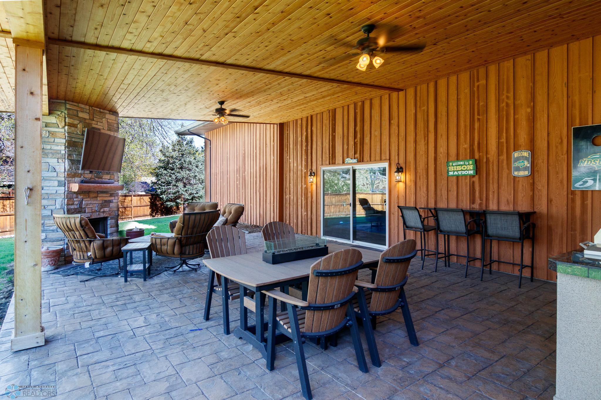 Covered patio