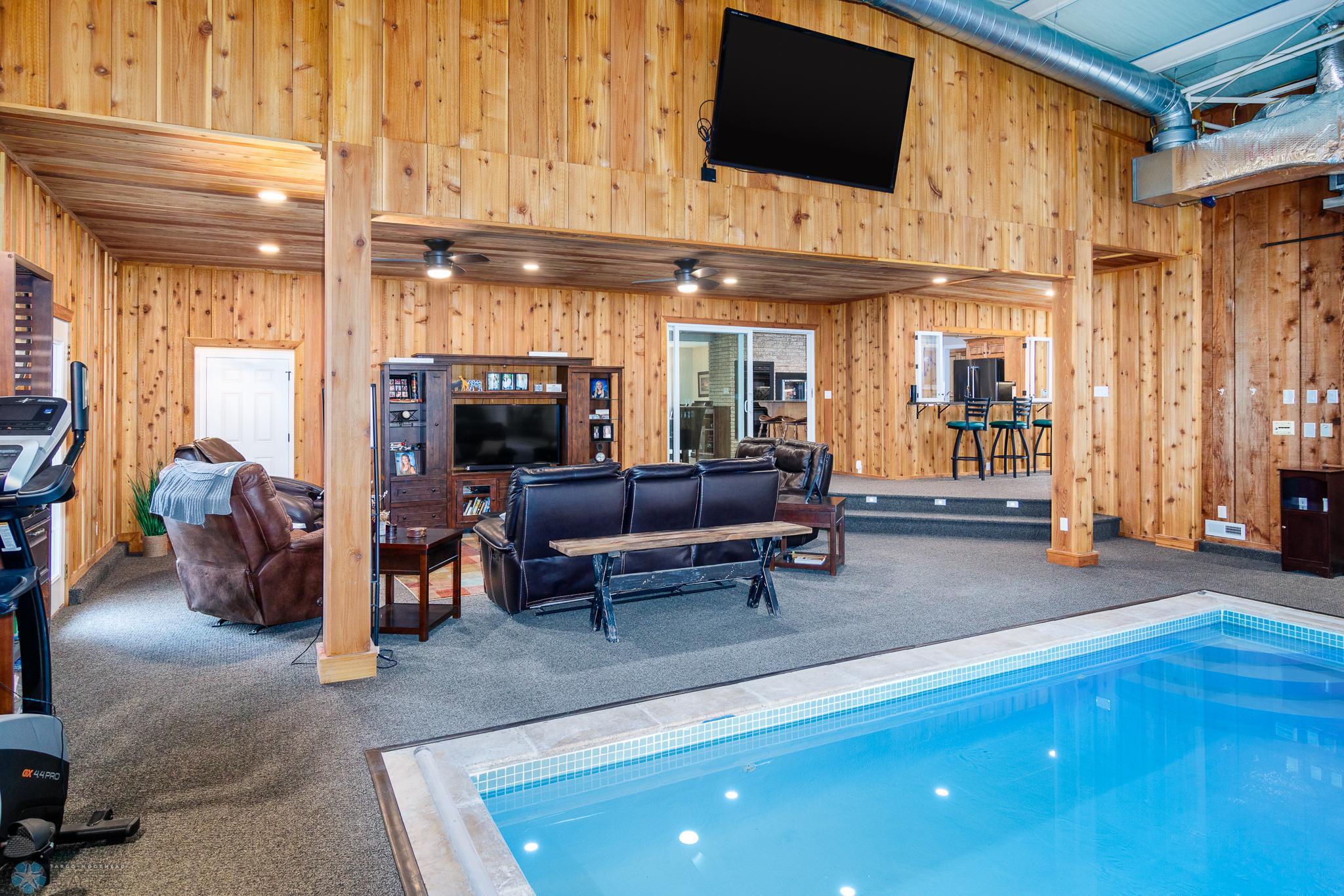 Indoor pool area