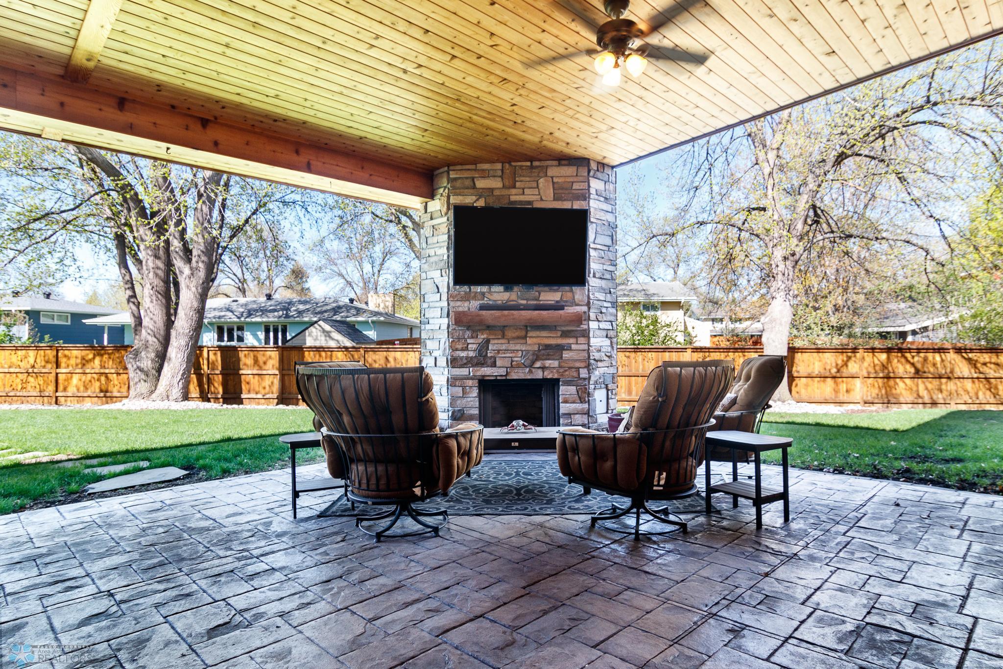 Outdoor TV area