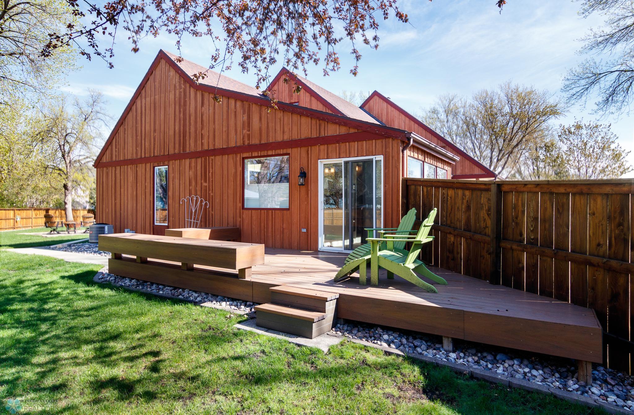 Backyard deck