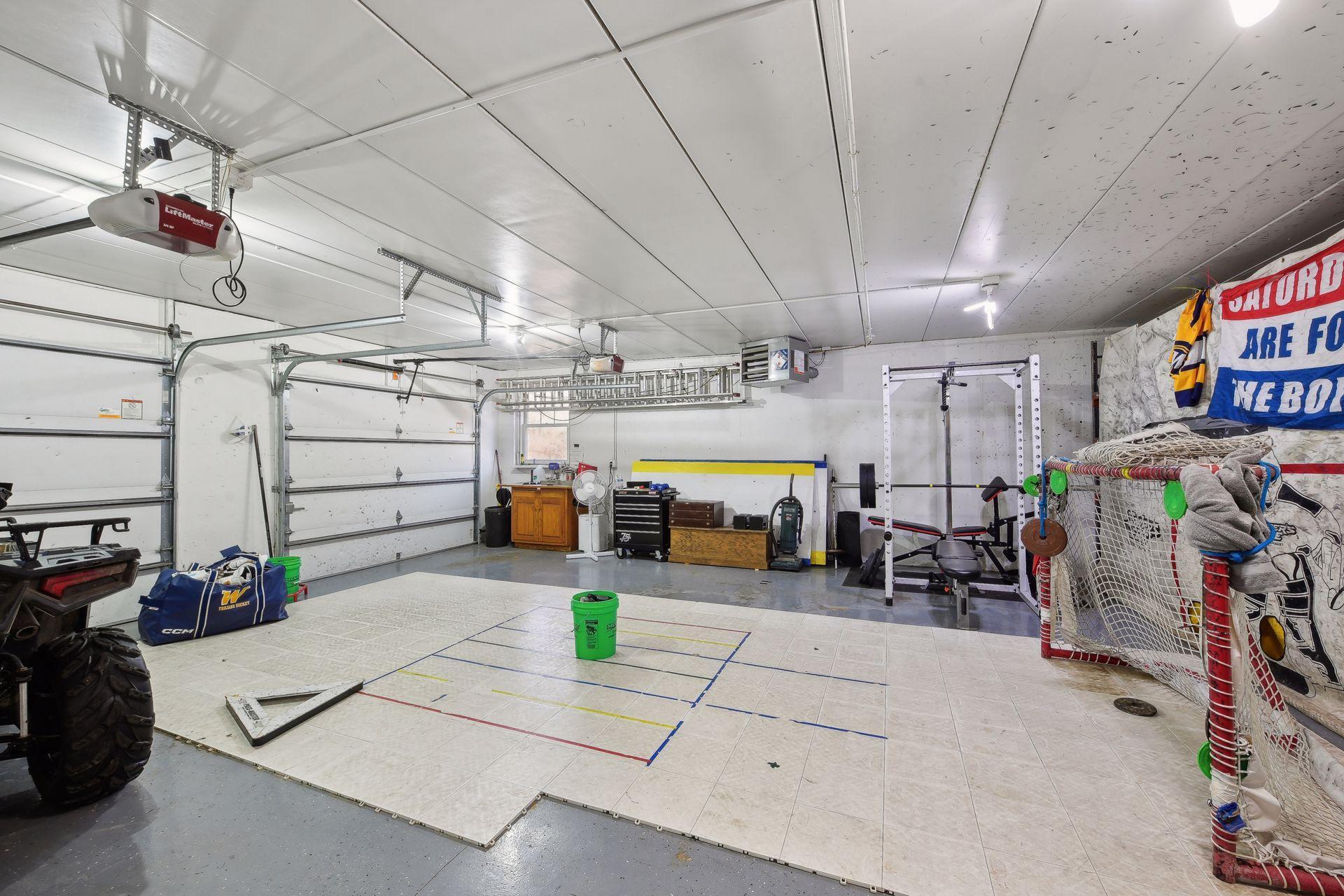 A four car garage with additional storage is such an incredible bonus.