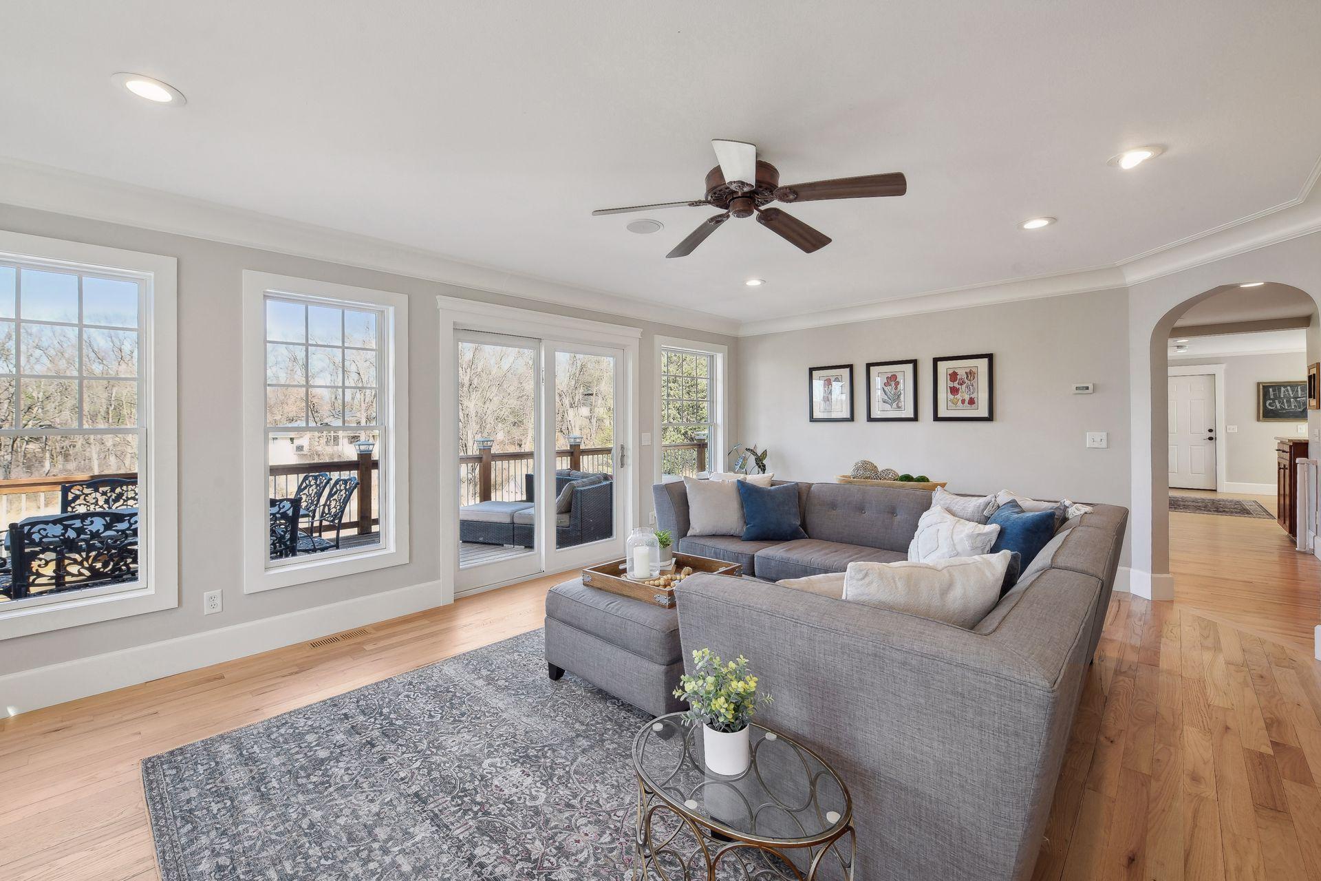 Sit and enjoy spectacular views and the new sliding doors lead to a stunning outdoor living area overlooking the landscaped yard and pond.