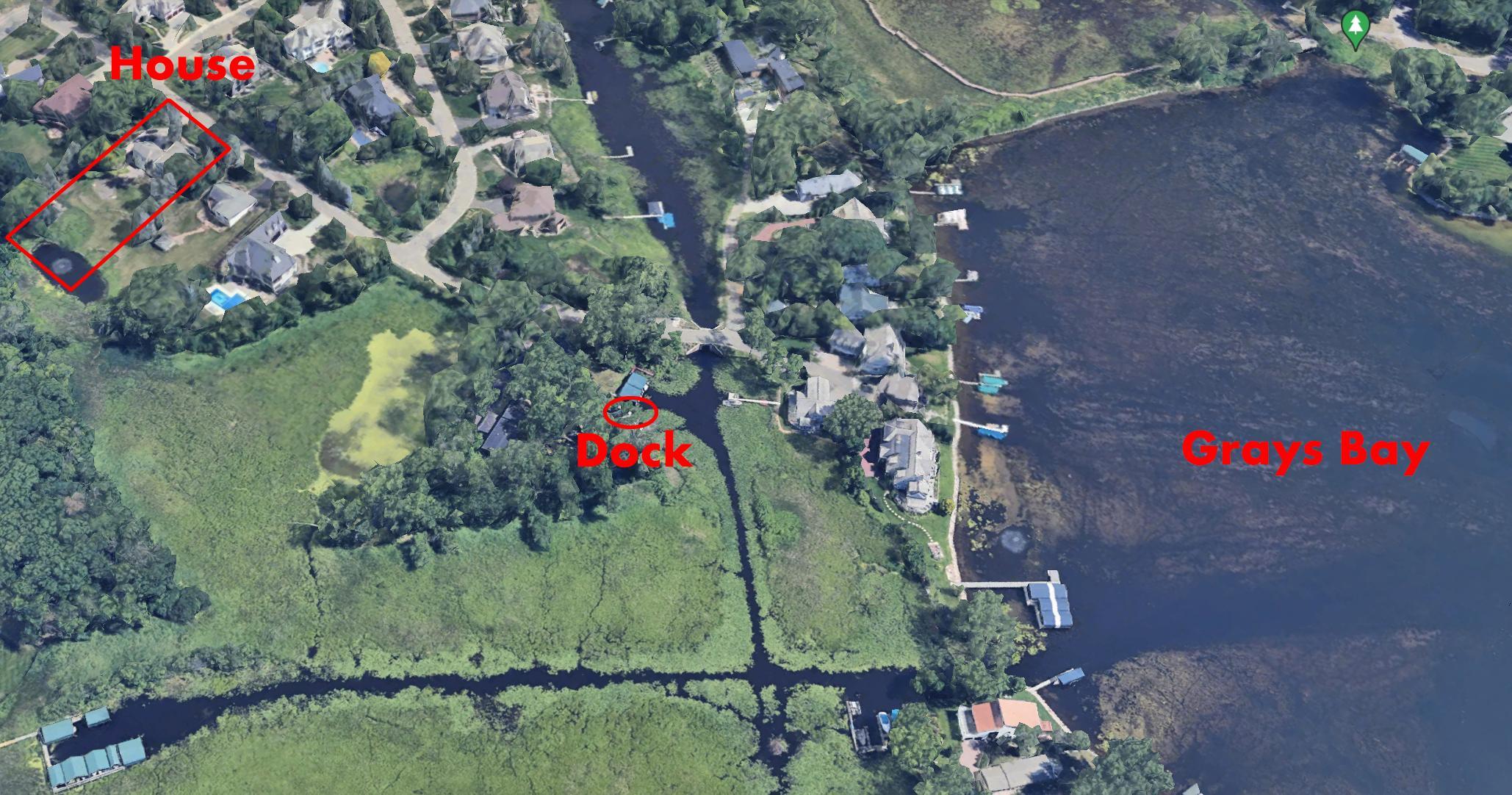 You have your very own dock and boat lift!