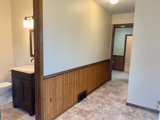 Large Entryway with Easy Access to Bathroom