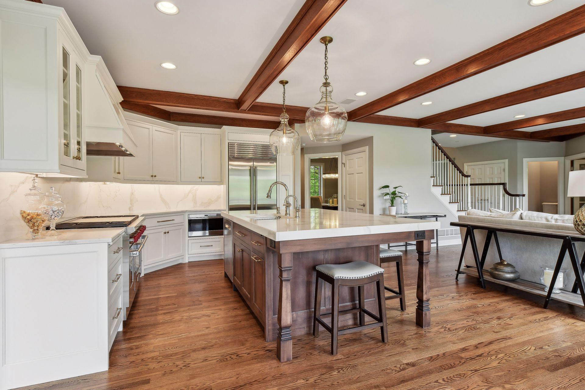 Kitchen with wolf appliances