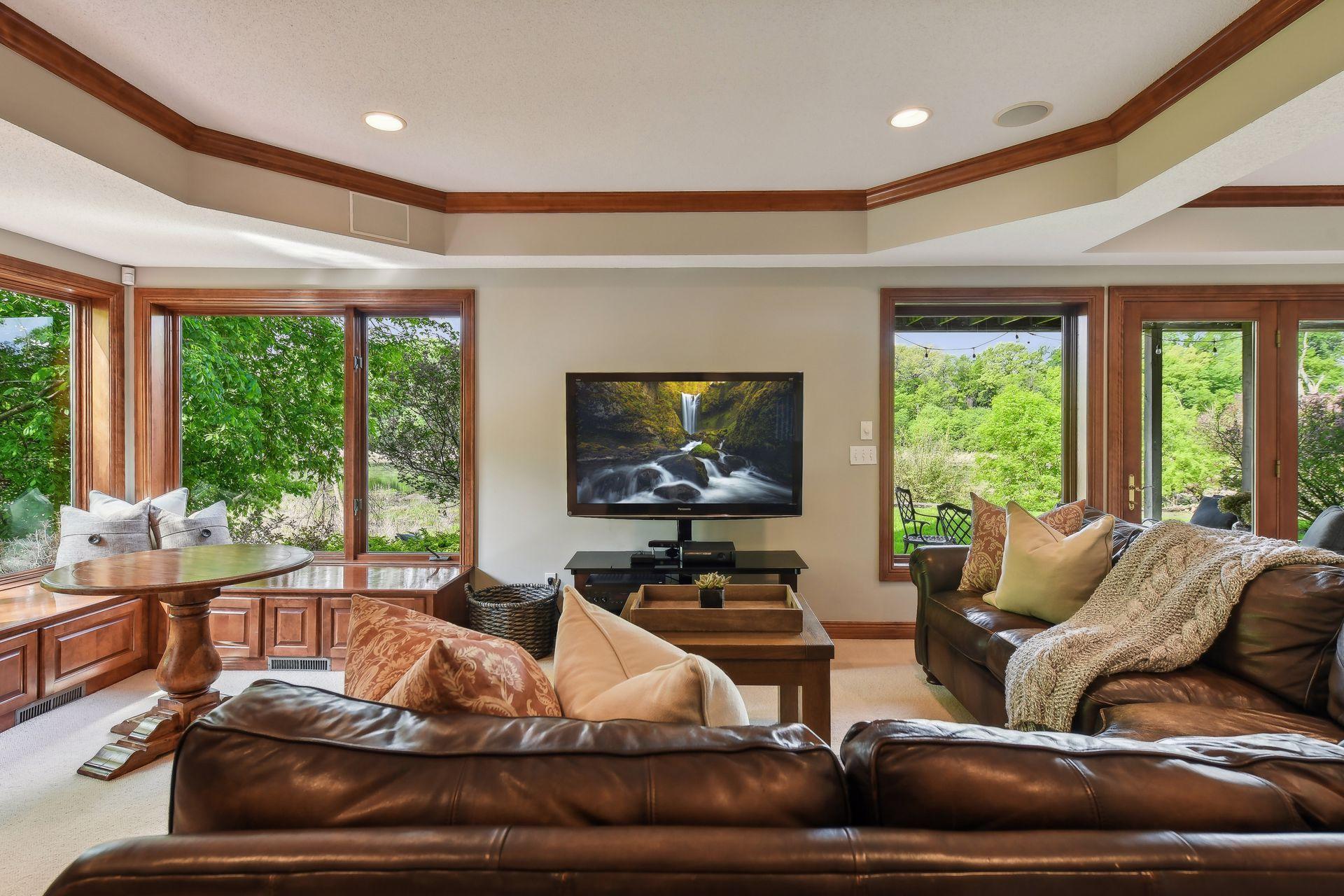 Lower level family room