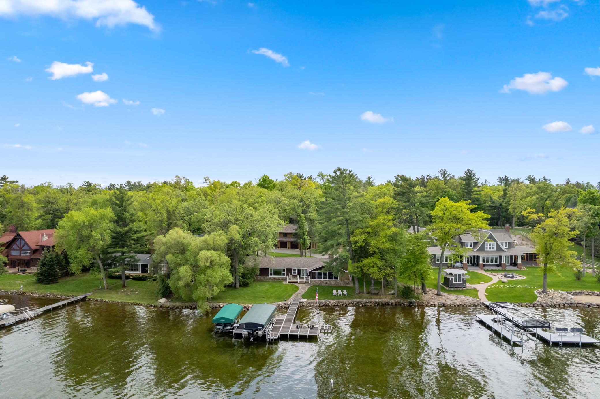 Expansive waterfront property on nearly 1 acre