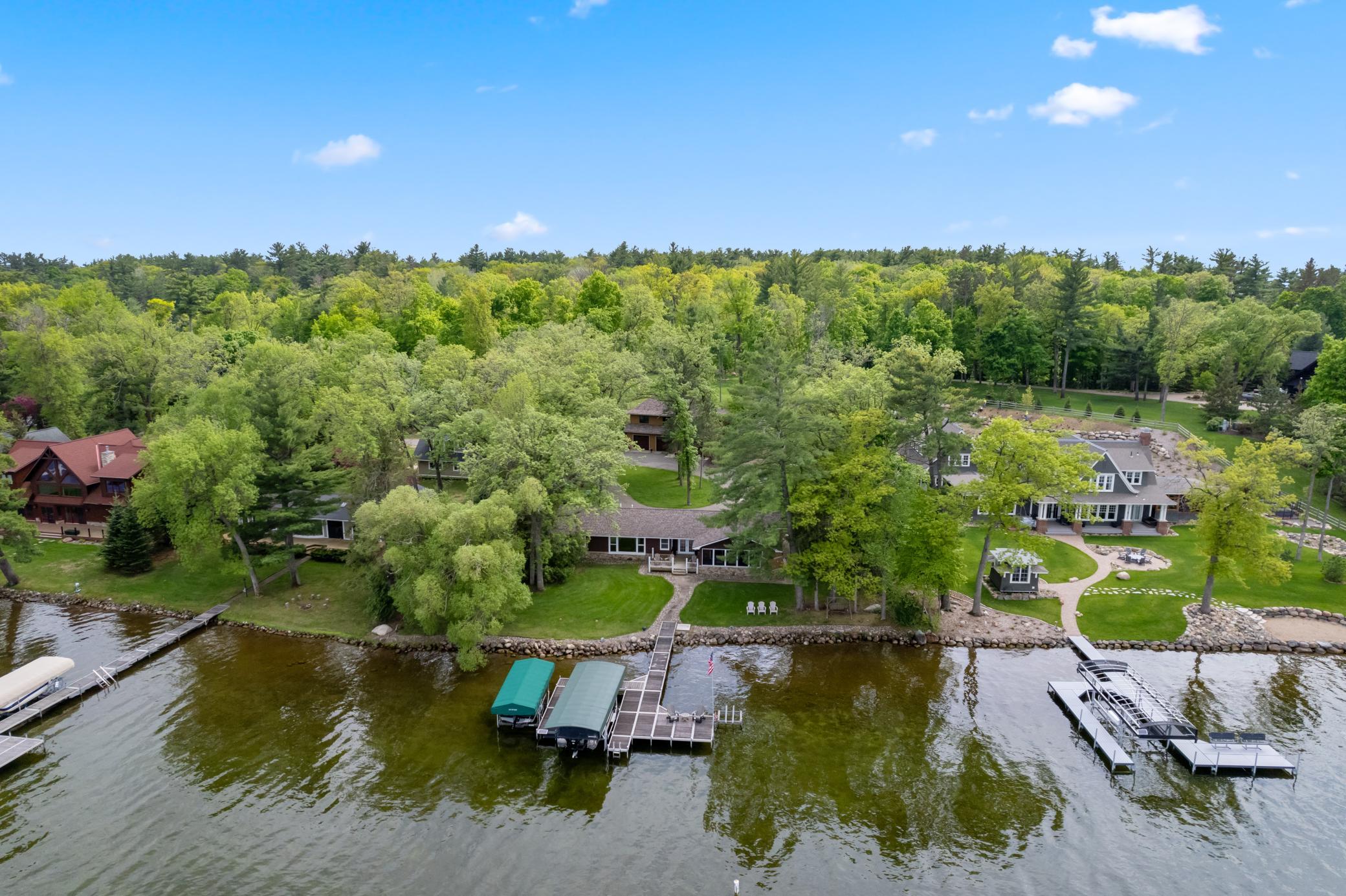 155' of lake frontage