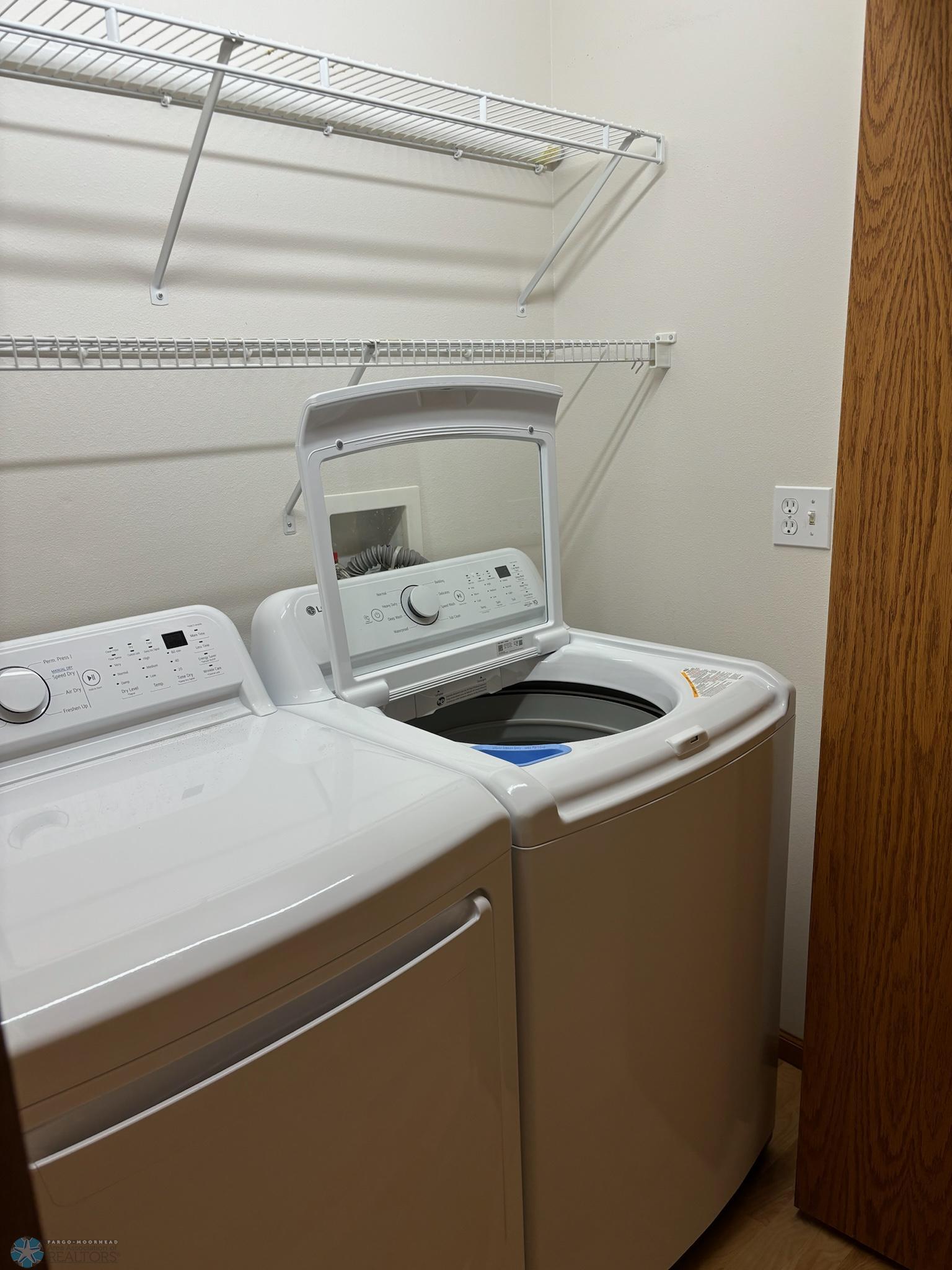 laundry closet on the main