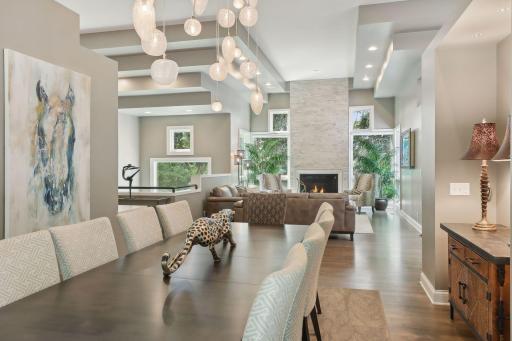 Entertaining at it's finest with this open floor plan