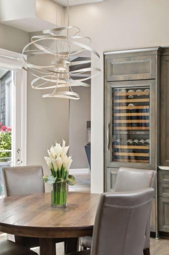 The perfect pairing, a wine refrigerator