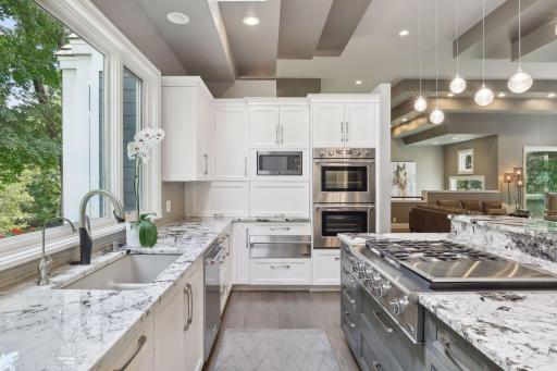 A dream kitchen with professional grade applicances