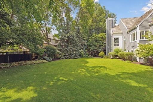 Impressive backyard with plenty of room for a pool and entertaining