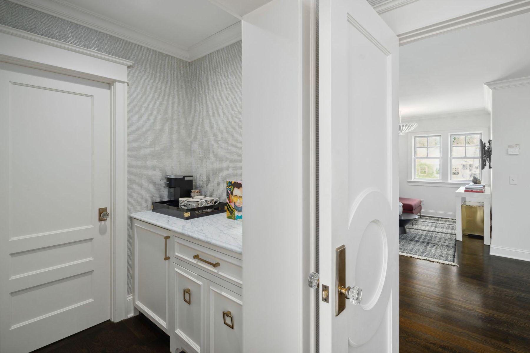 Primary bedroom coffee bar