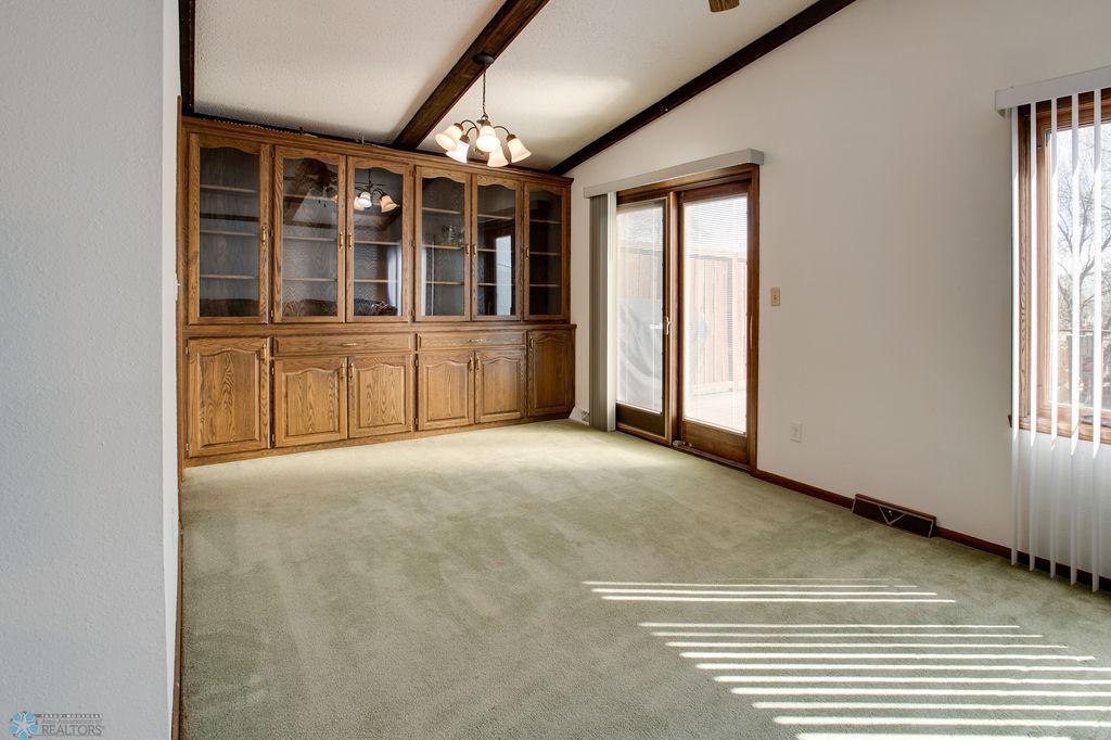 Dining Room with built ins