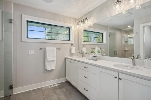 Photo for 3722 Woodland Cove Parkway, Minnetrista, MN 55331 - Listing #6533987 Lavish private bathroom sets the stage for indulgence with its spa-like amenities.