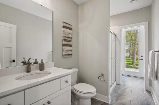 Photo for 3722 Woodland Cove Parkway, Minnetrista, MN 55331 - Listing #6533987 Only steps away from the shared three-quarter bathroom and walk-through access to the lower-level mudroom, envision the ideal setup for a future pool oasis.