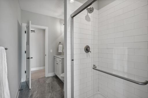 Photo for 3722 Woodland Cove Parkway, Minnetrista, MN 55331 - Listing #6533987 Alternate view of the lower level bathroom.