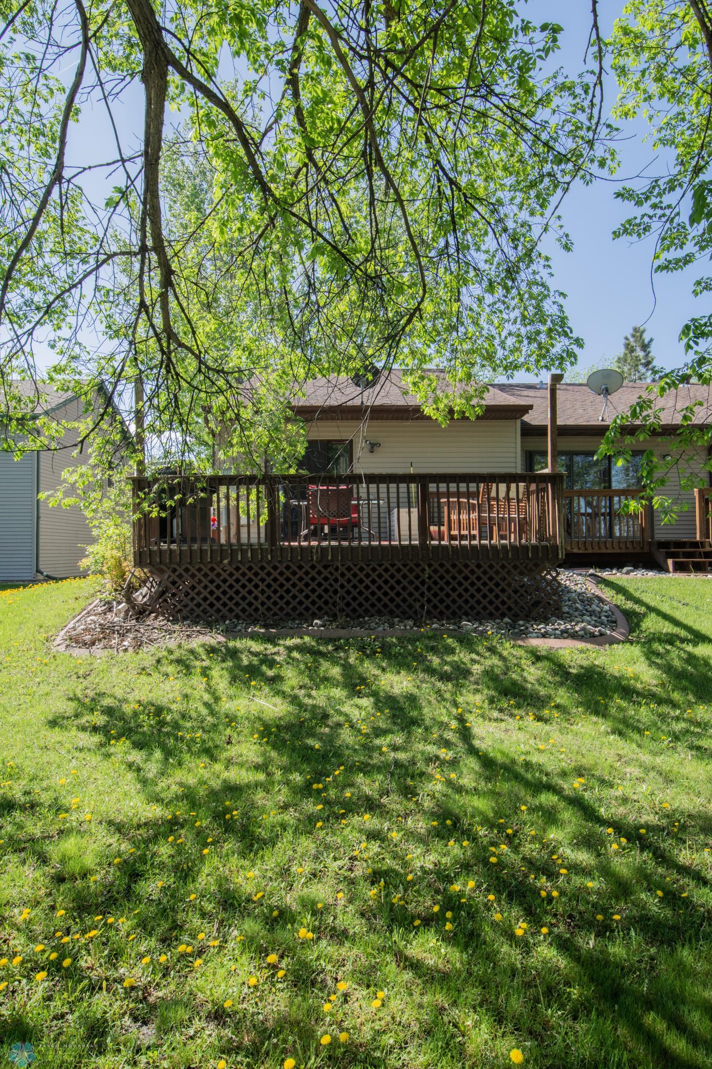 Back View of Townhome