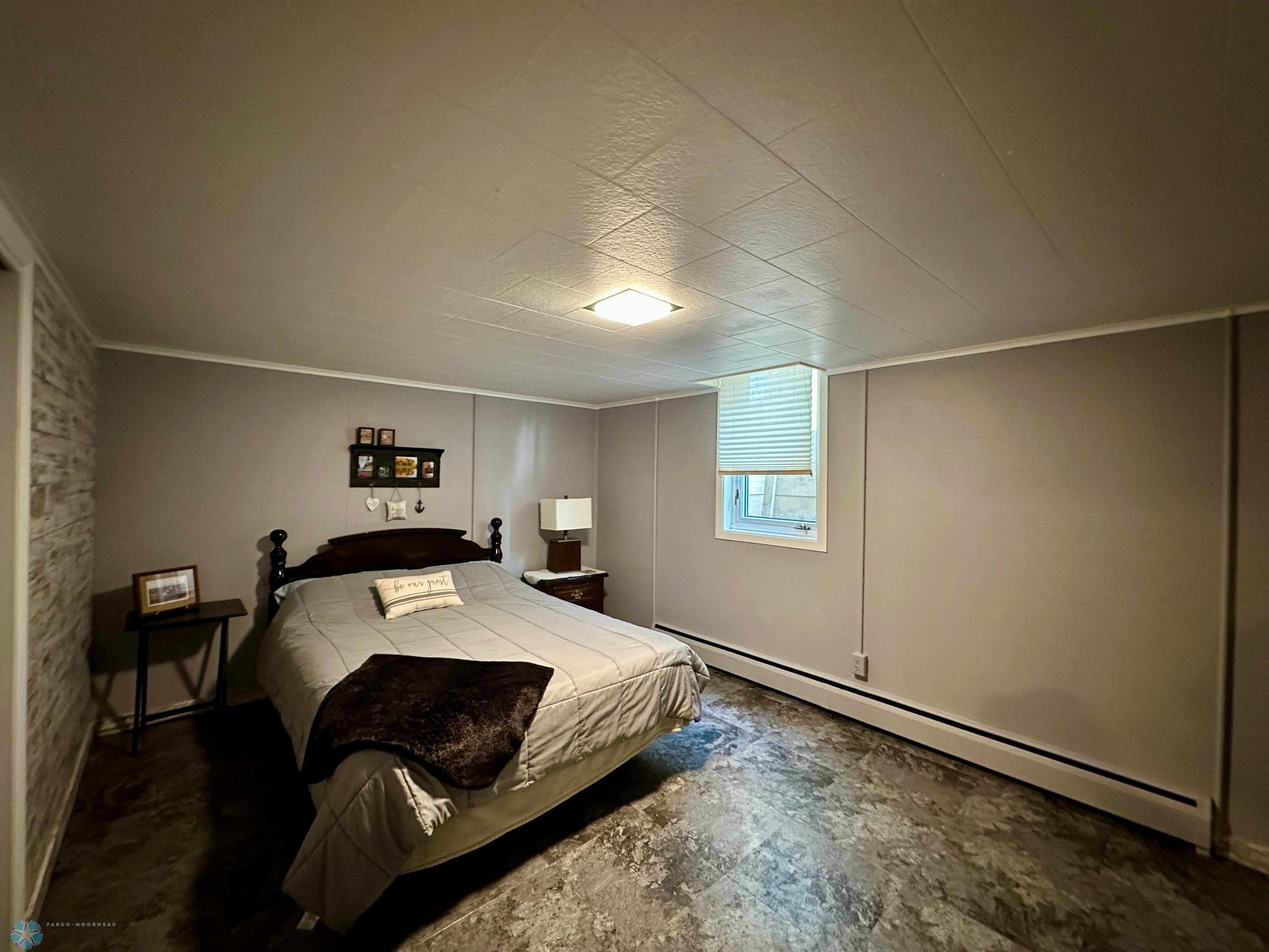 Basement bedroom