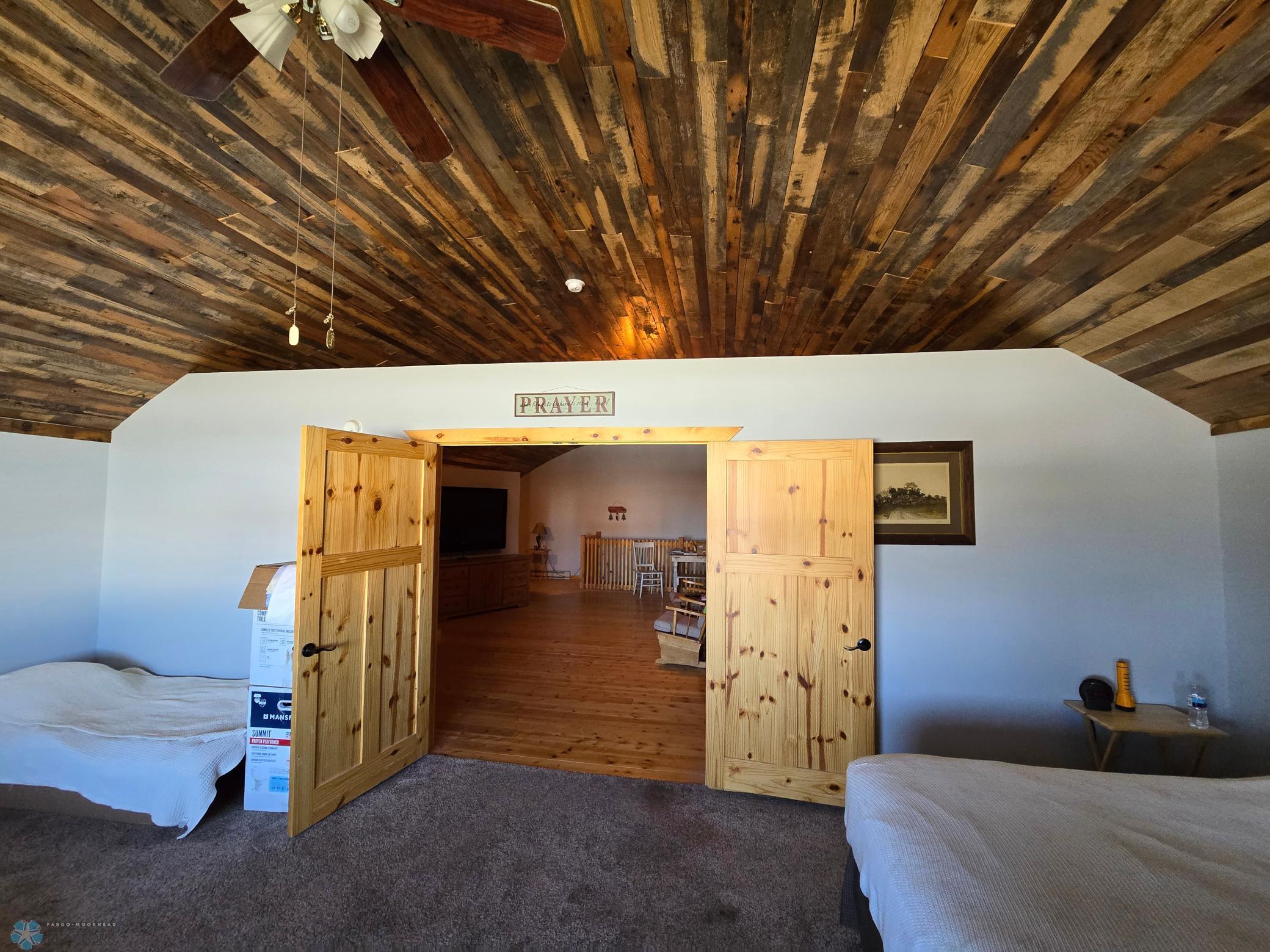 2nd floor bed. doors