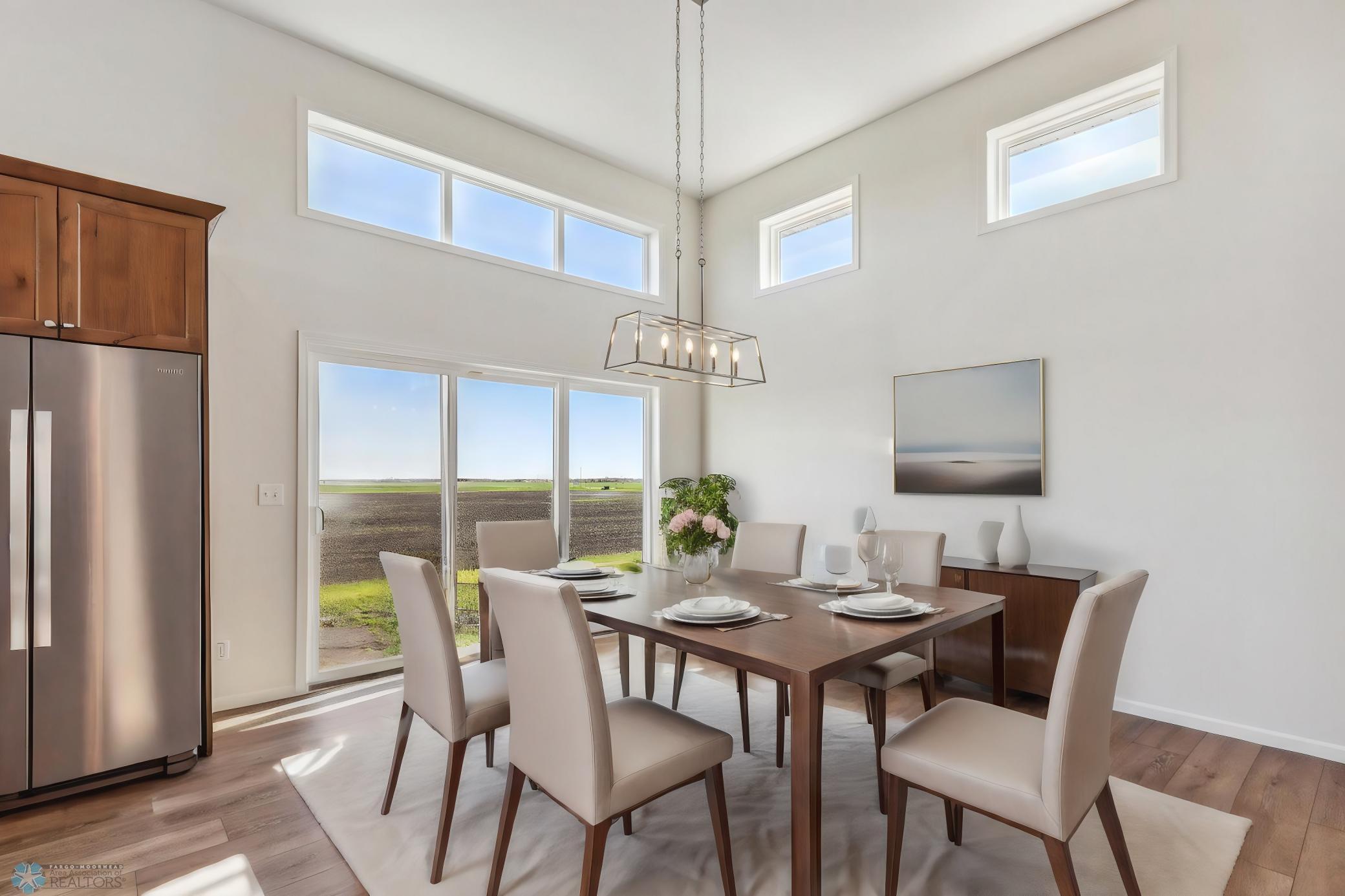 Virtually Staged Dining Room