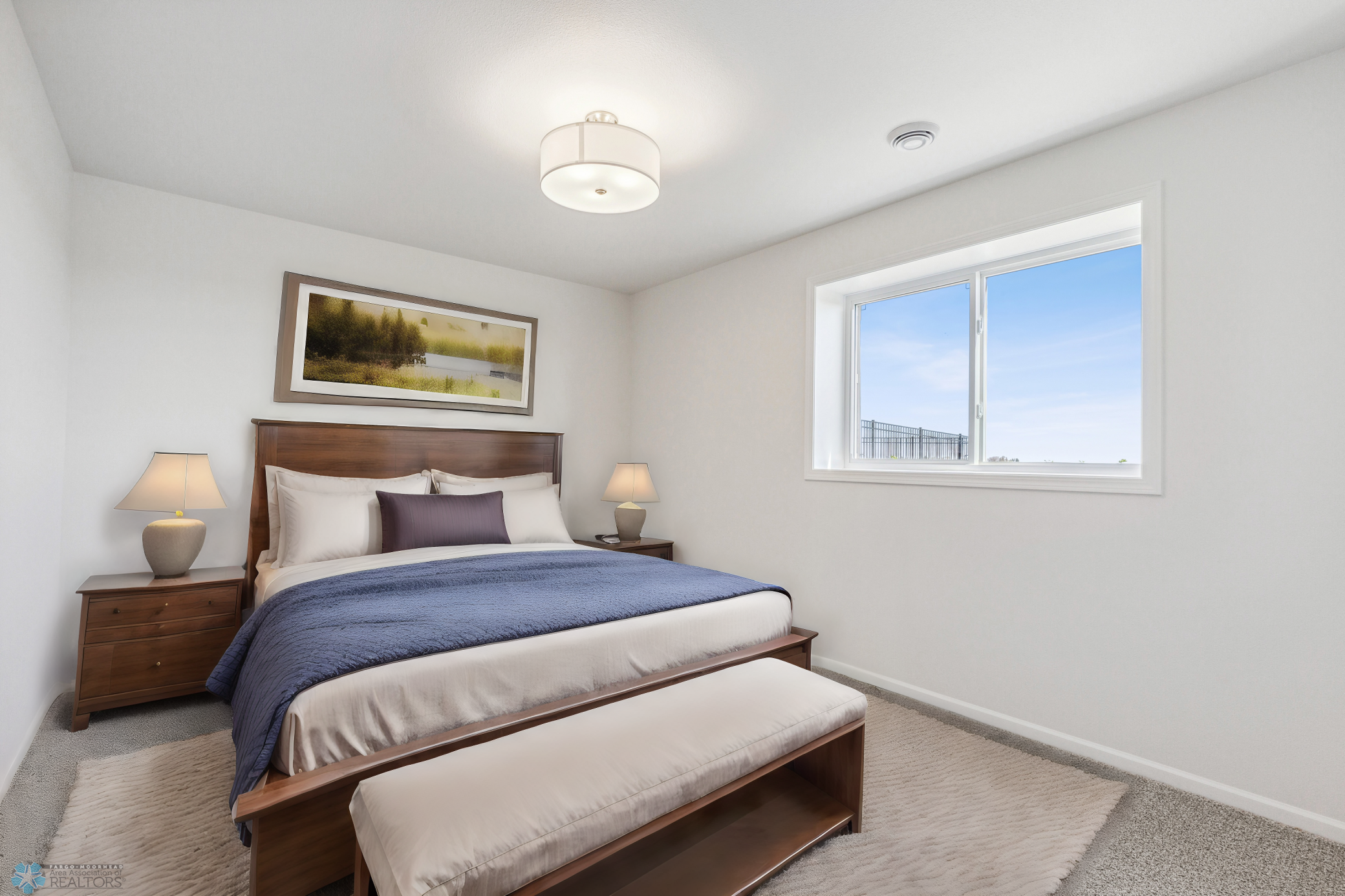 Virtually Staged Bedroom 4
