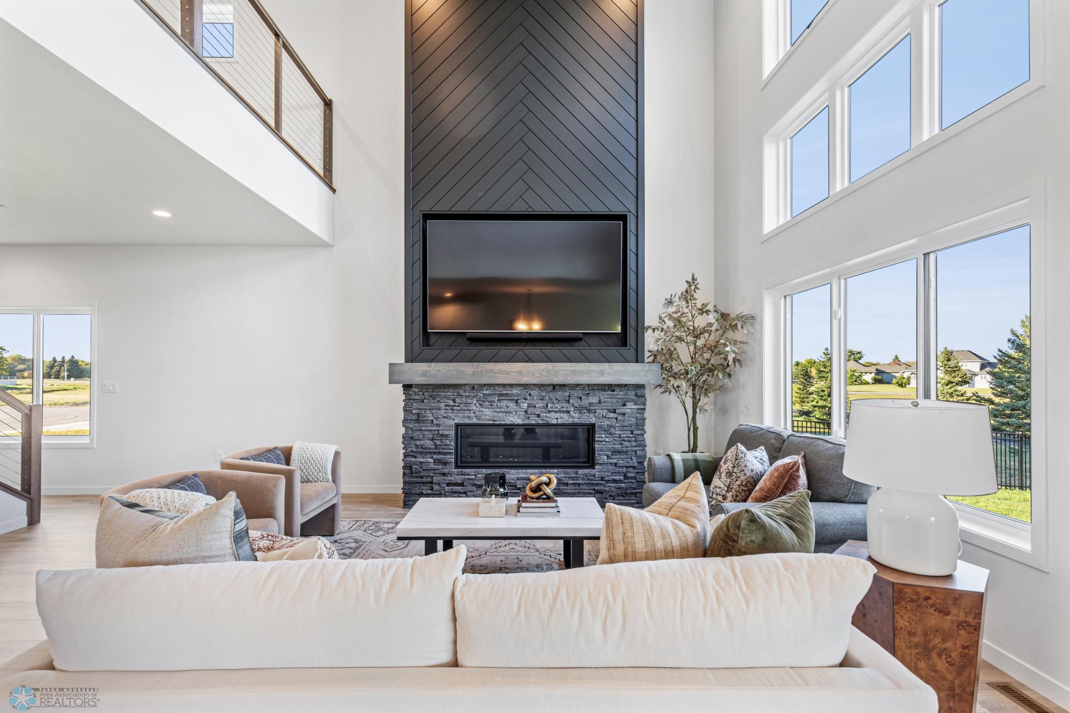 Ceiling Height Fireplace