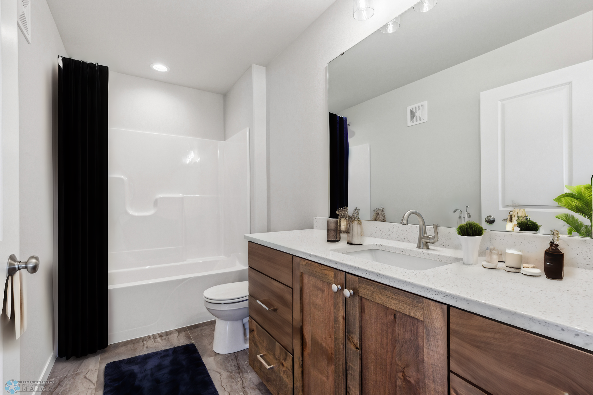 Virtually Staged Bathroom