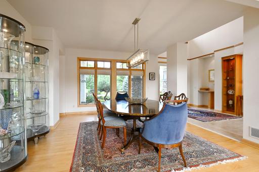 Formal dining room looking toward the front of the house