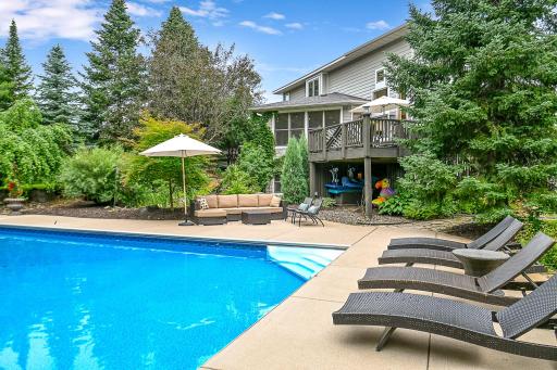 The whole family is going to miss this pool and patios!