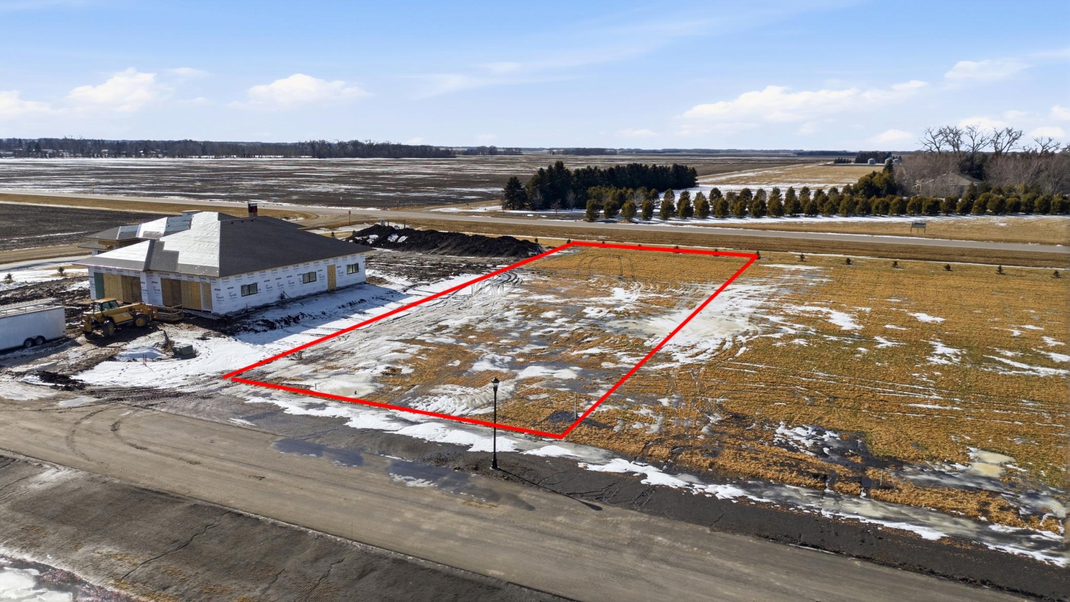 Lot 6 - Boundaries are approximate. Looking West/SouthWest