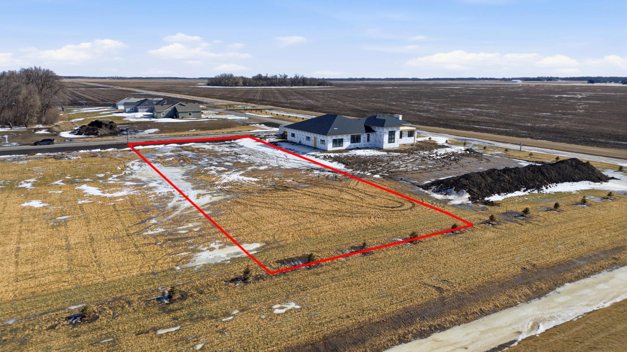 Lot 6 - Boundaries are approximate - Looking East/SouthEast