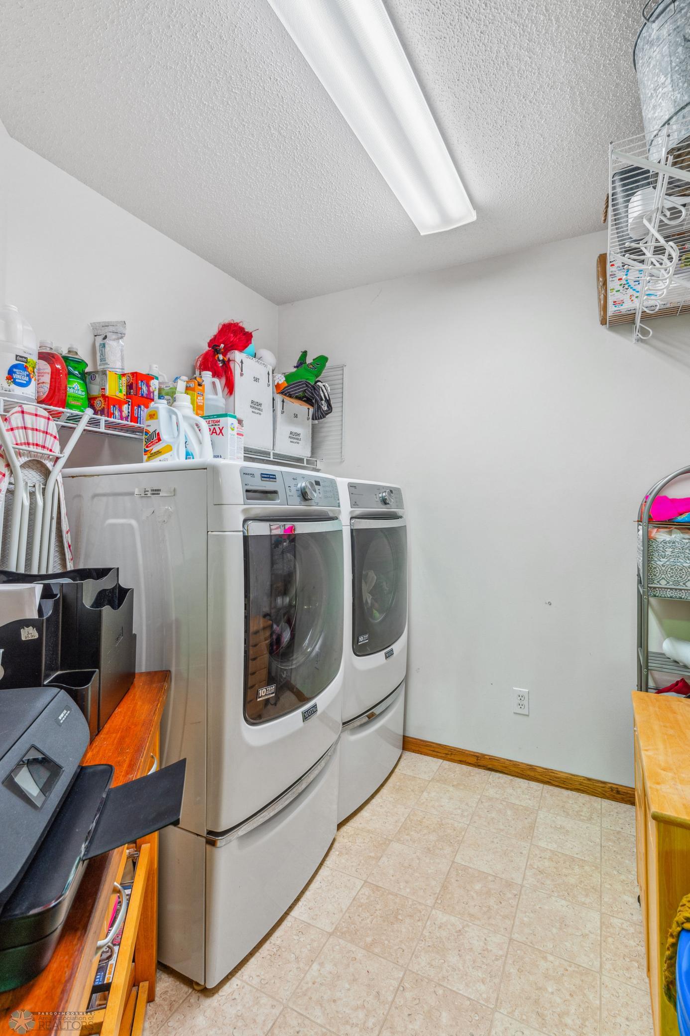Lower level Laundry. Washer and dryer Included.