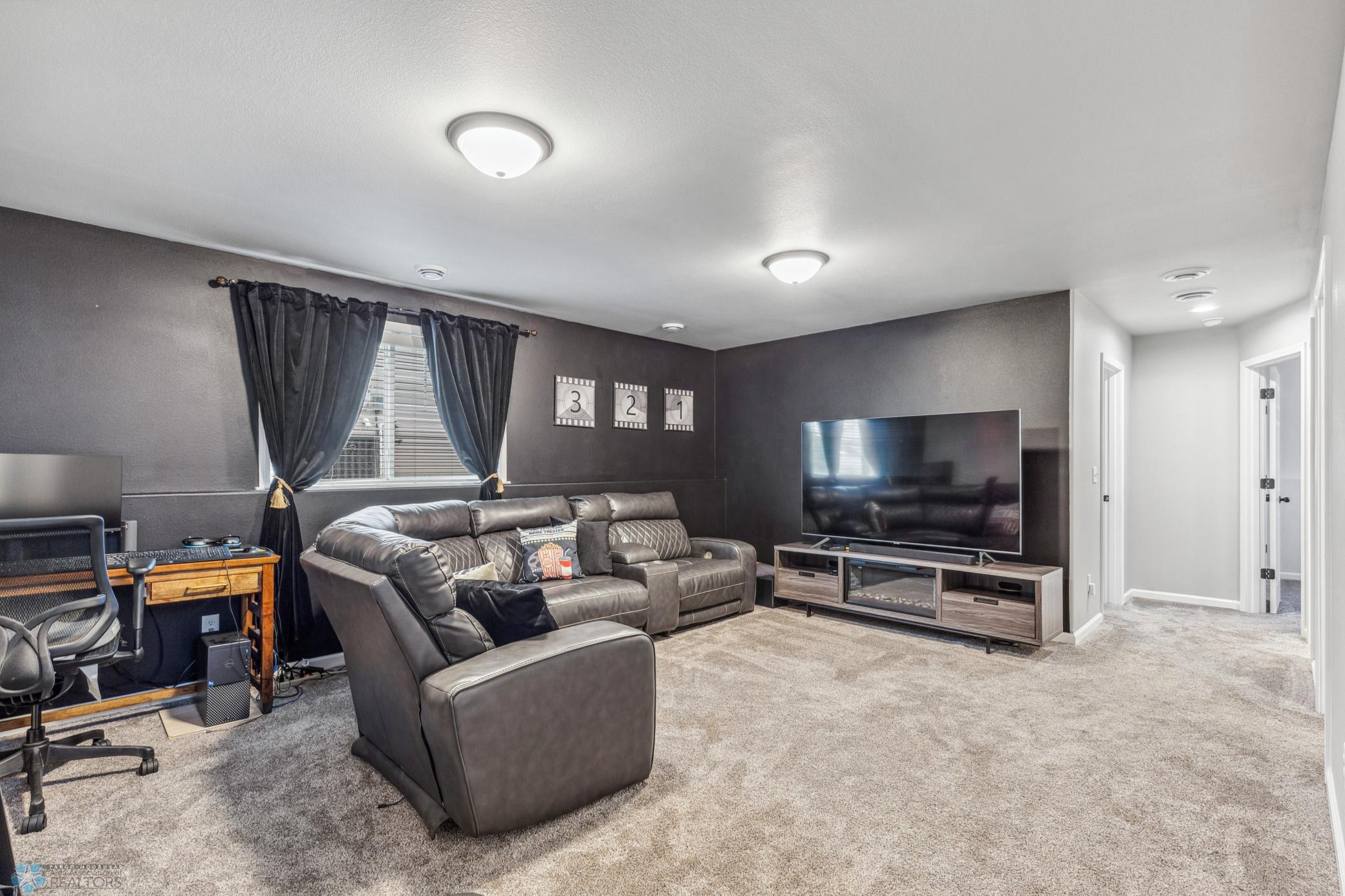 lower level family room