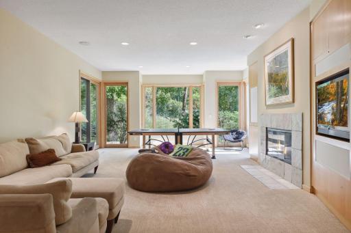 Floor to ceiling windows allow for abundant natural light