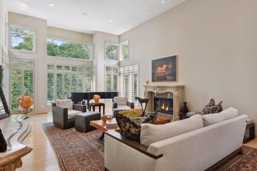 Floor to ceiling windows allow abundant natural light
