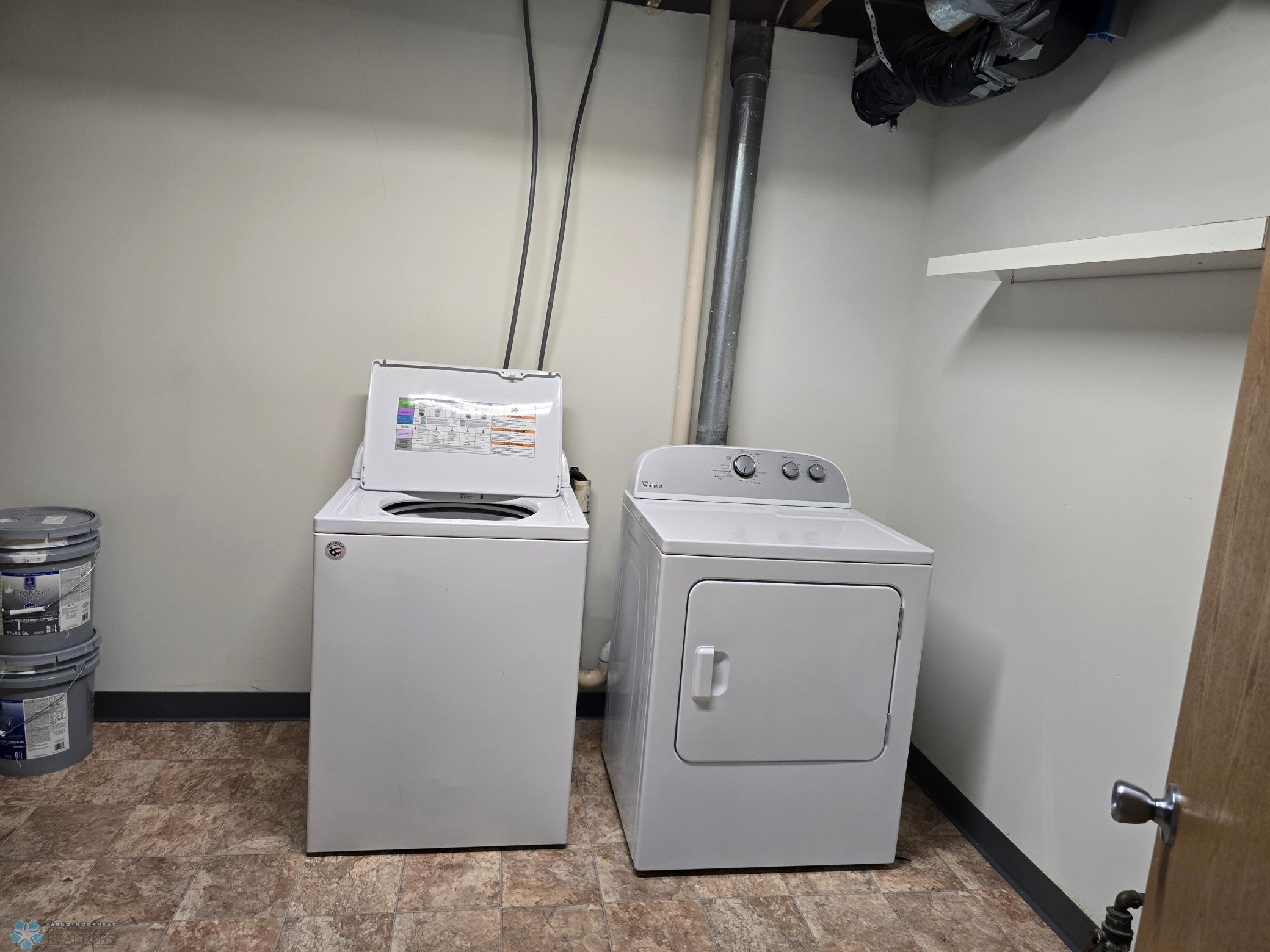 Washer and Dryer included!