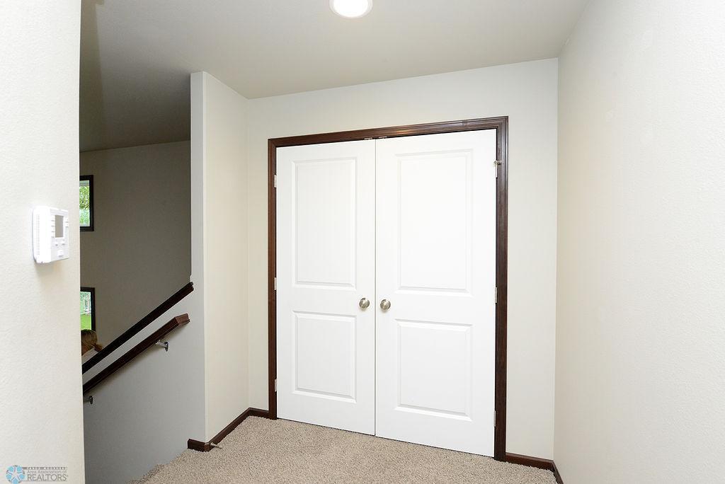 Upper storage closet