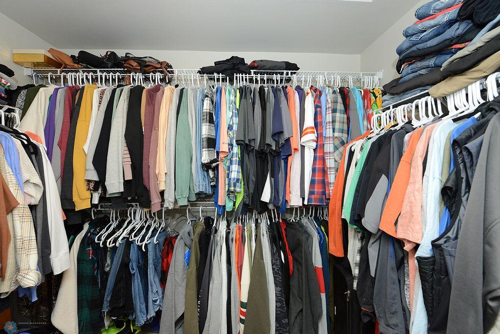 Primary walk-in closet