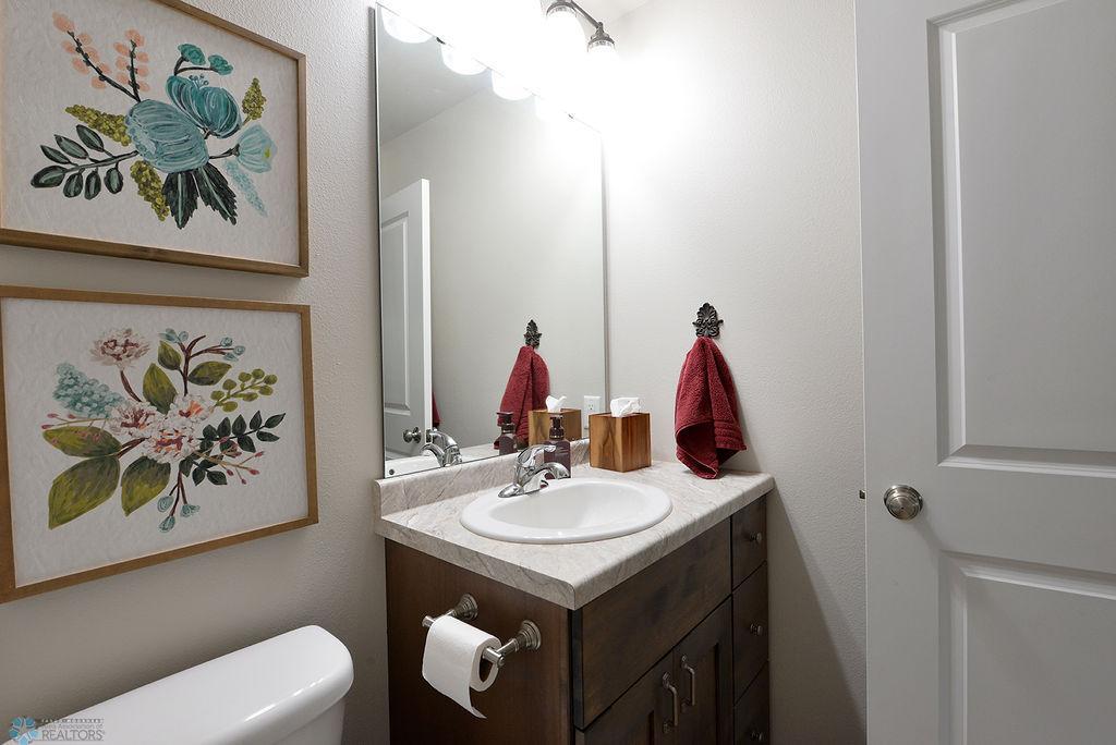 Lower level bath