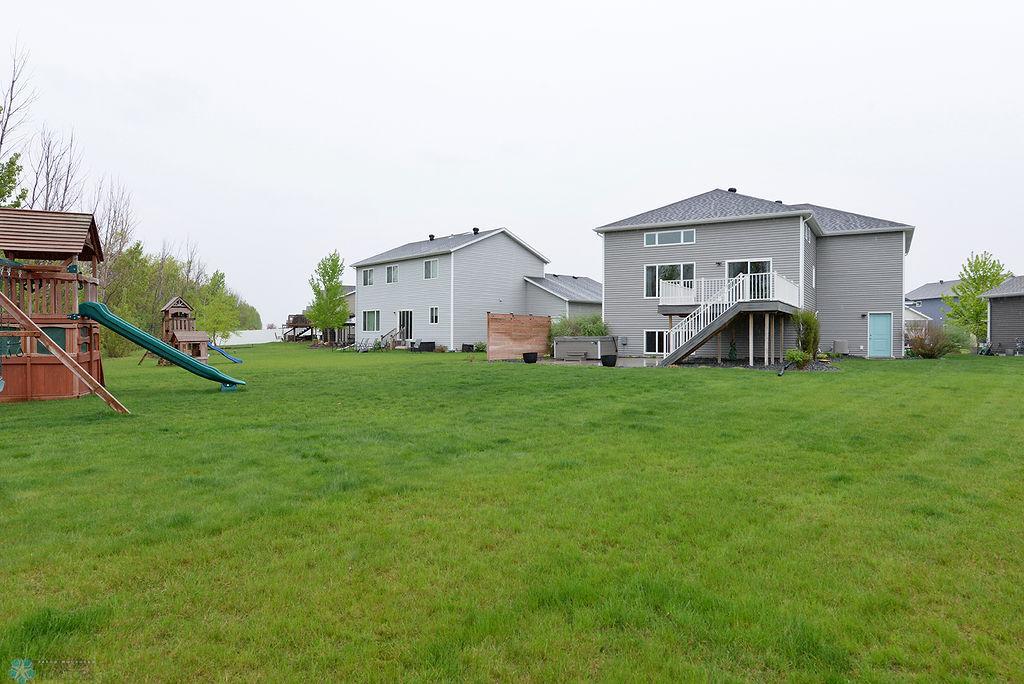Large backyard